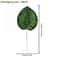 Tropical Palm Leaves Party Decor Set Artificial Jungle Safari Leaves With Stems 12