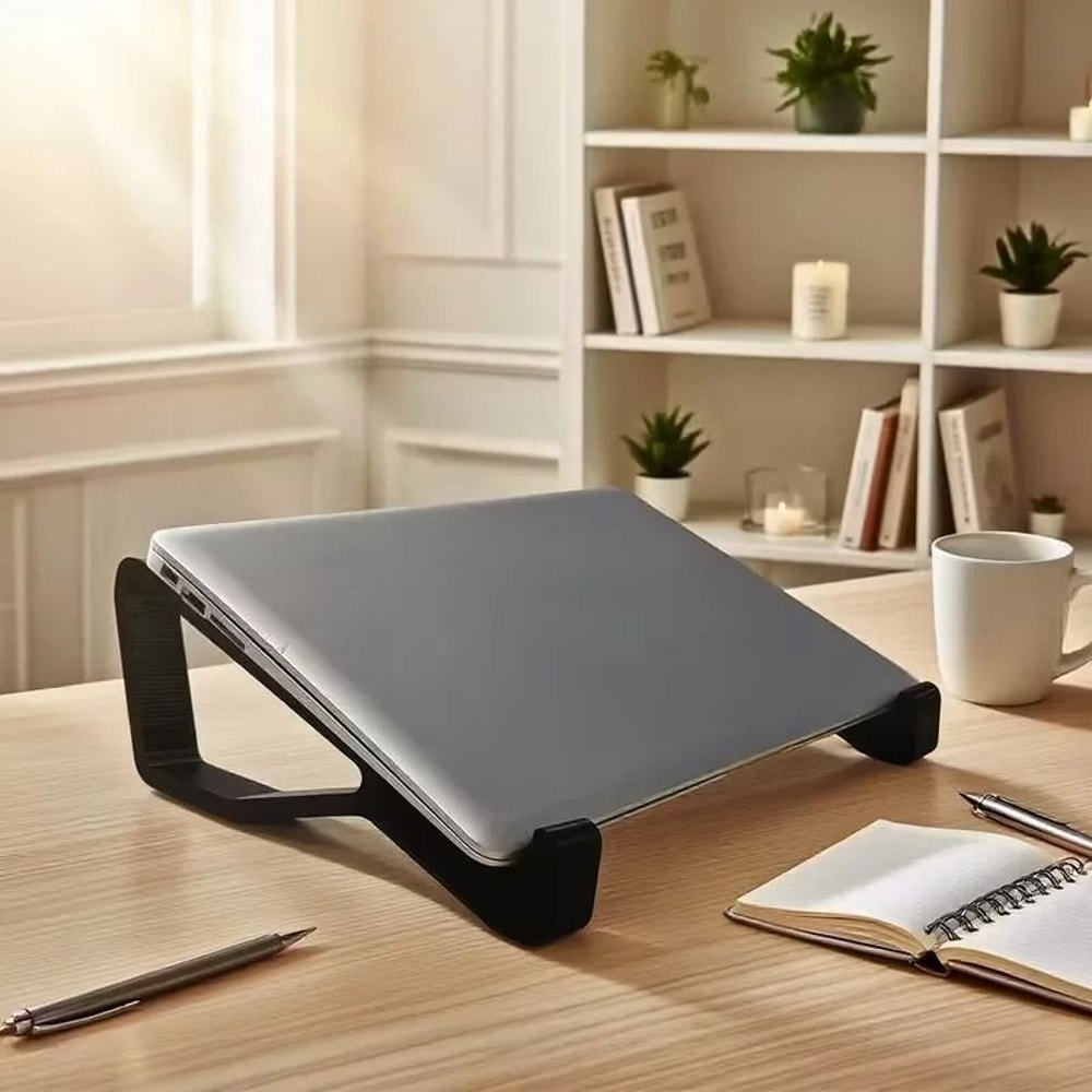 Ergonomic Adjustable Laptop Stand Portable Tilt Height Riser For MacBook PC 2