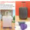 8pcs Silicone Luggage Wheel Protector Rings For Quiet And Smooth Travel 3