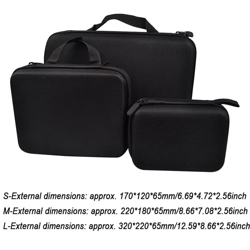 Shockproof Action Camera Travel Case With Custom Foam Storage For GoPro And DJI 5