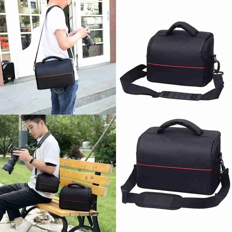 Waterproof DSLR Camera Backpack Case For Canon Nikon Sony With Protective Storage 0