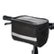 Waterproof Bicycle Handlebar Bag With Reflective Front Tube Storage And Quick Access Design 0