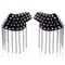 Punk Chain Tassel Shoulder Epaulet Brooch Pair With Rivet Metal Statement Design 7