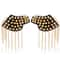Punk Chain Tassel Shoulder Epaulet Brooch Pair With Rivet Metal Statement Design 8