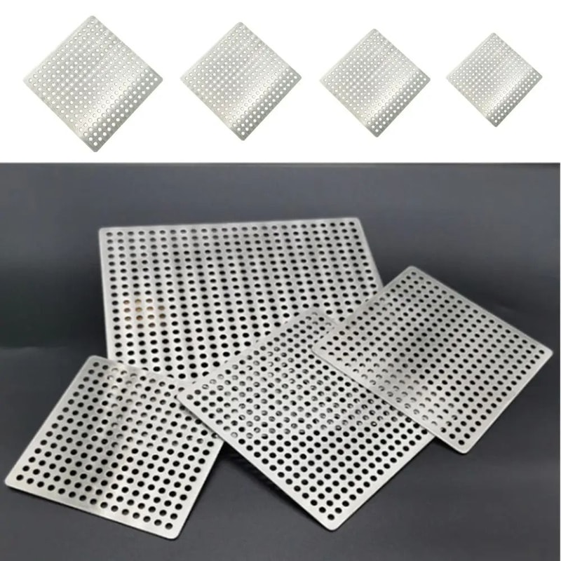 Stainless Steel Square Floor Drain Cover With Hair Catcher Filter For Bathroom And Kitchen 0