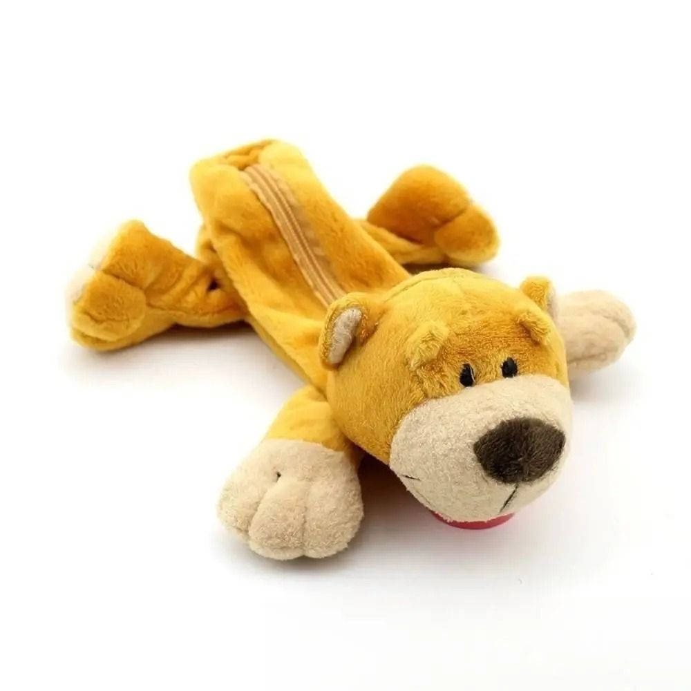 Kawaii Plush Animal Pencil Case Large Capacity Cute Forest Stationery Organizer 15