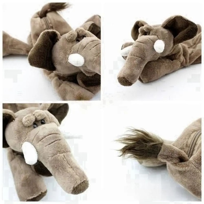 Kawaii Plush Animal Pencil Case Large Capacity Cute Forest Stationery Organizer 3