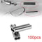 100PCS Fishing Double Barrel Crimp Sleeves Connector Kit For Wire Leader And Rigging 0