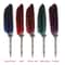 Vintage Feather Quill Pen Set Luxury Calligraphy Writing Kit With 5 Nibs Gift Box 4