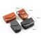 Portable PU Leather Folding Glasses Case With Belt Clip Wearable Eyewear Holder 5