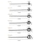 Stainless Steel Long Handle Measuring Spoon Set Precision Coffee Kitchen Tool 530ML 5