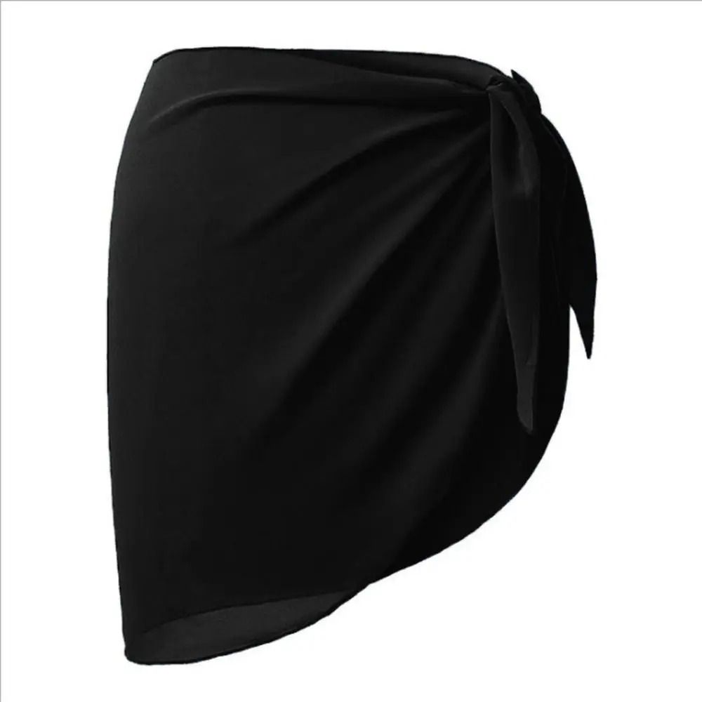 Sheer Chiffon Beach Sarong Wrap Short Bikini Cover Up Skirt For Women 6