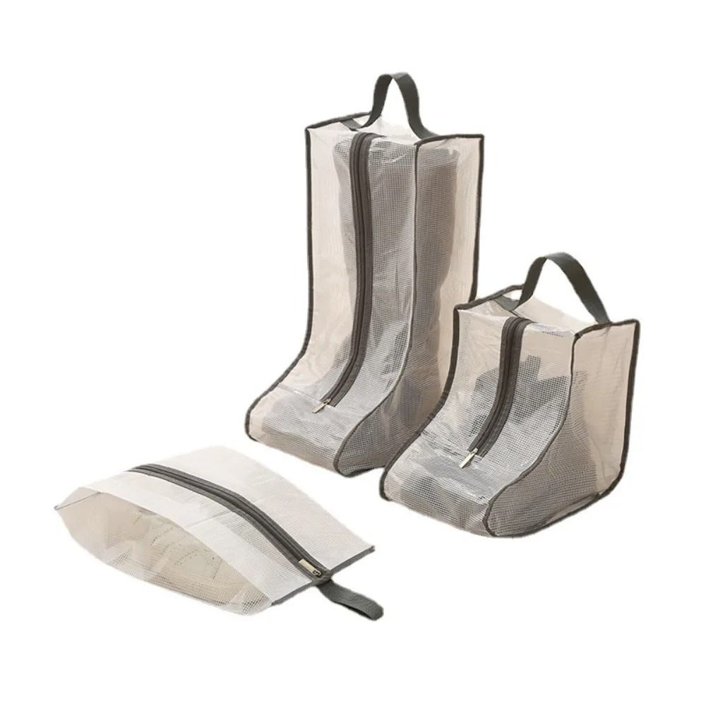 Portable Waterproof Boot Storage Bag Dustproof Travel Shoe Organizer With Zipper Closure 3