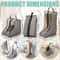 Portable Waterproof Boot Storage Bag Dustproof Travel Shoe Organizer With Zipper Closure 4