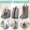 Portable Waterproof Boot Storage Bag Dustproof Travel Shoe Organizer With Zipper Closure 4