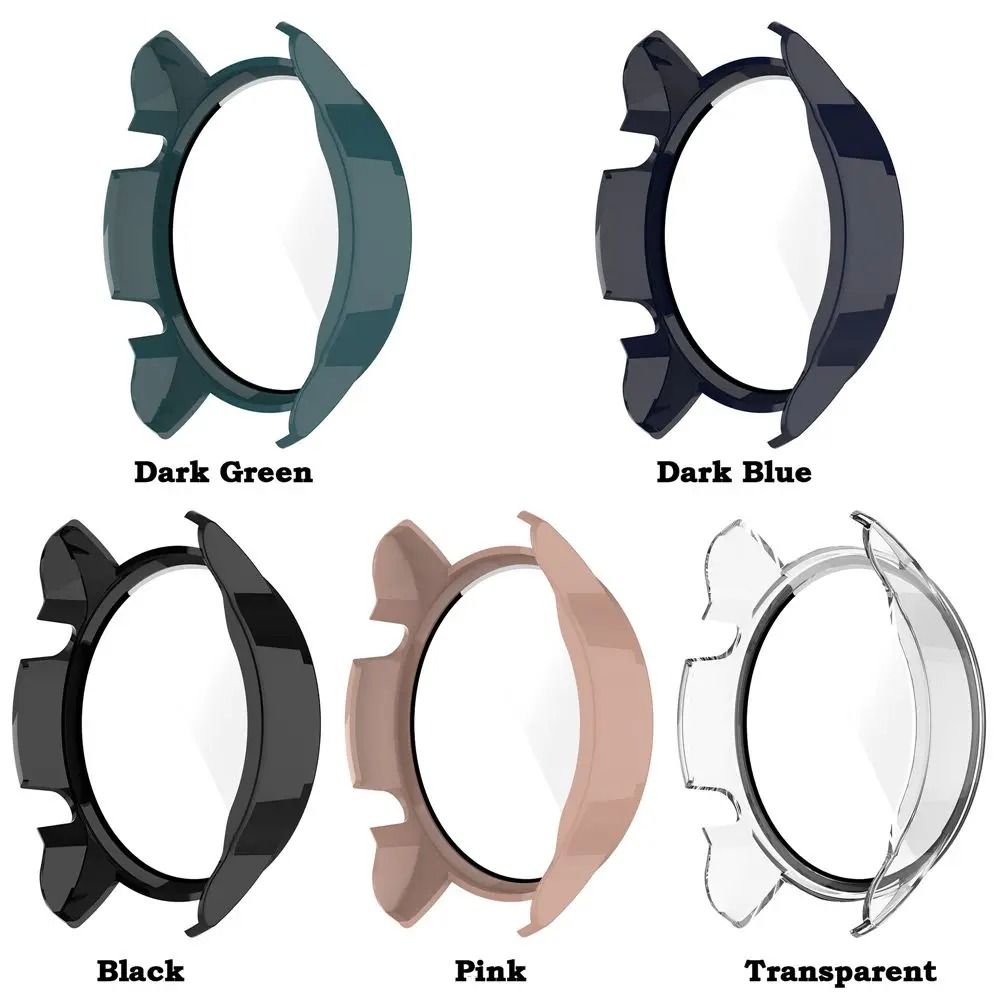 Full Coverage Xiaomi Mi Watch Case With Tempered Glass Screen Protector Clear PC Shield 5