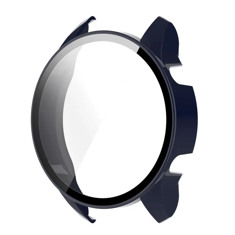 Full Coverage Xiaomi Mi Watch Case With Tempered Glass Screen Protector Clear PC Shield 7