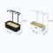 Wooden Jewelry Display Stand With Drawer Organizer For Earrings Necklaces And Accessories 3