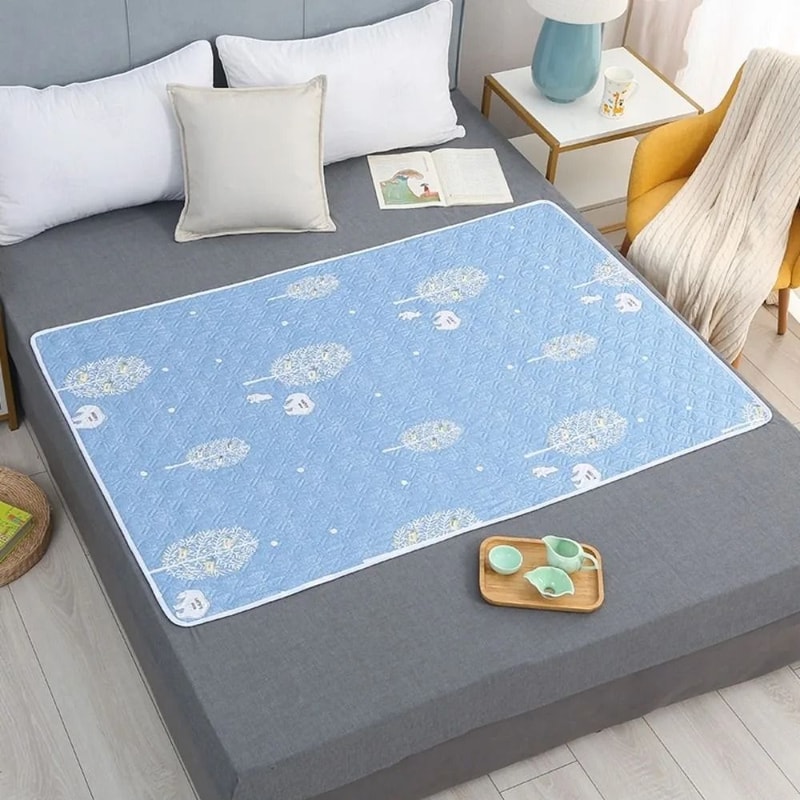 Reusable Waterproof Baby Underpad 2362x5906in Leakproof Washable Bed Protector Mat 8