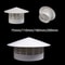 Weatherproof PVC Roof Air Vent Cover For Round Duct Exhaust Systems 1