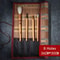 Retro Bamboo Calligraphy Brush Roll Up Case For Painting Art Supplies 8