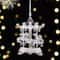 Transparent Acrylic Angel Christmas Tree Hanging Ornament Decor 9