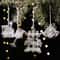 Transparent Acrylic Angel Christmas Tree Hanging Ornament Decor 1