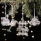 Transparent Acrylic Angel Christmas Tree Hanging Ornament Decor 1