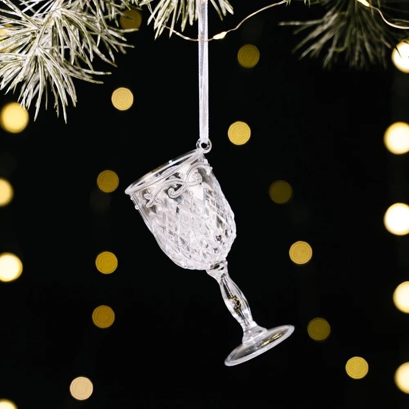 Transparent Acrylic Angel Christmas Tree Hanging Ornament Decor 8