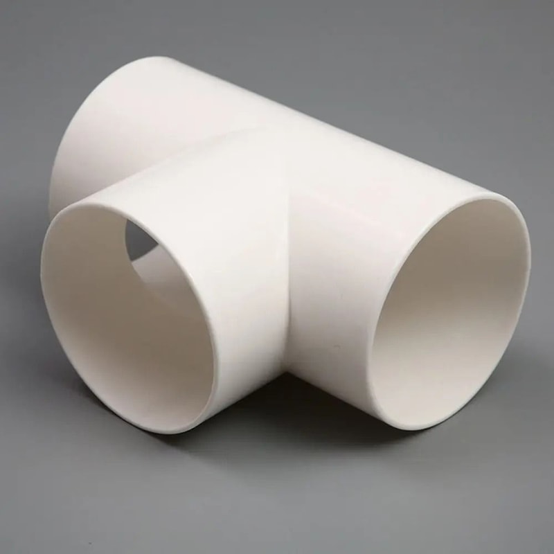 PVC 3Way Duct Connector Splitter For Ventilation Exhaust Pipes 1
