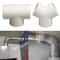 PVC 3Way Duct Connector Splitter For Ventilation Exhaust Pipes 4