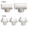 PVC 3Way Duct Connector Splitter For Ventilation Exhaust Pipes 5