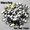 50PCS Smooth Nickel Fishing Spinner Blades For DIY Lure Making 7