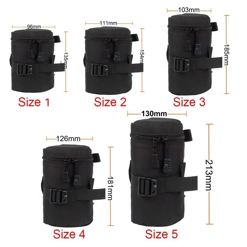 Deluxe Waterproof DSLR Camera Lens Bag With Soft Padded Protection 5