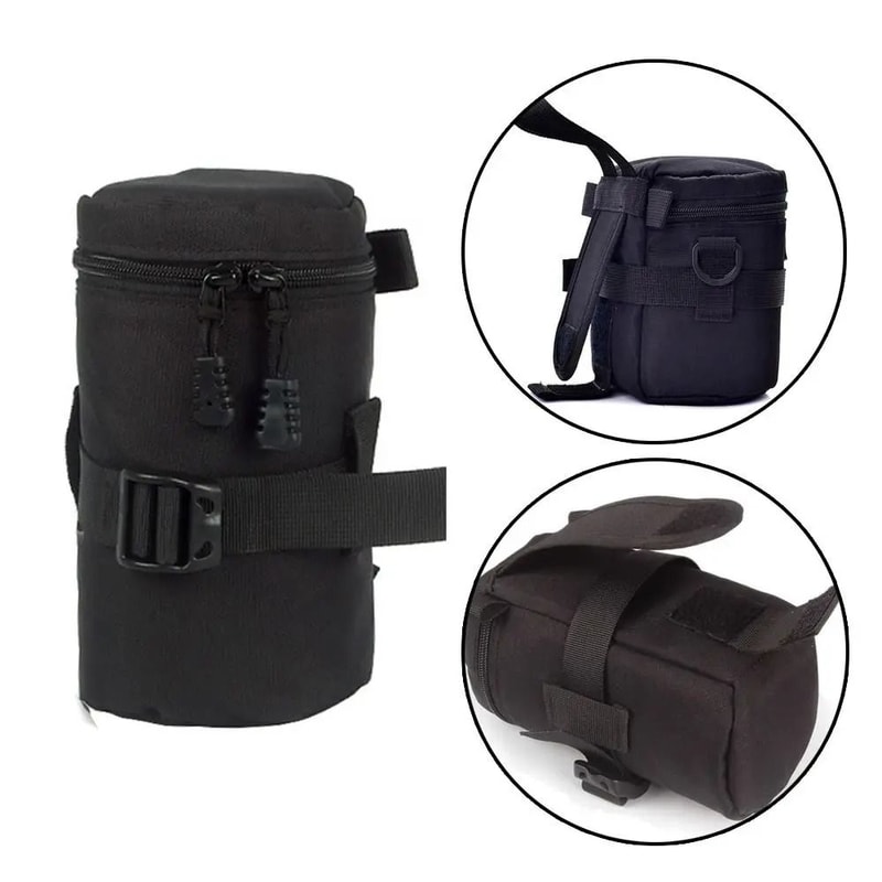 Deluxe Waterproof DSLR Camera Lens Bag With Soft Padded Protection 8