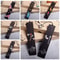 Chinese Style Ebony Wooden Bookmark With Retro Carved Design 0