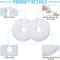 Soft Absorbent G Tube Pads Holder Covers For Feeding Tube Care 3
