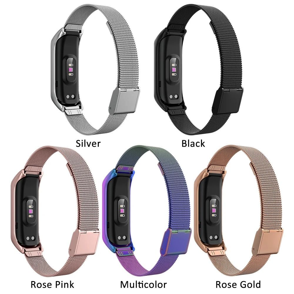 Stainless Steel Wrist Strap For Samsung Galaxy Fit 2 Smart Band 5