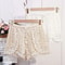 Womens Boho Crochet LaceUp Shorts With High Waist Design 3