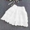 Womens Boho Crochet LaceUp Shorts With High Waist Design 6