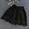 Womens Boho Crochet LaceUp Shorts With High Waist Design 7