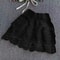 Womens Boho Crochet LaceUp Shorts With High Waist Design 7