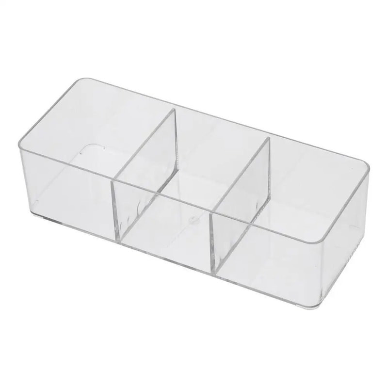 Transparent Acrylic Tea Bag Organizer For Kitchen Pantry Storage 0