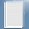 Transparent Calligraphy Stencil Ruler For Straight Writing Handwriting Practice 5