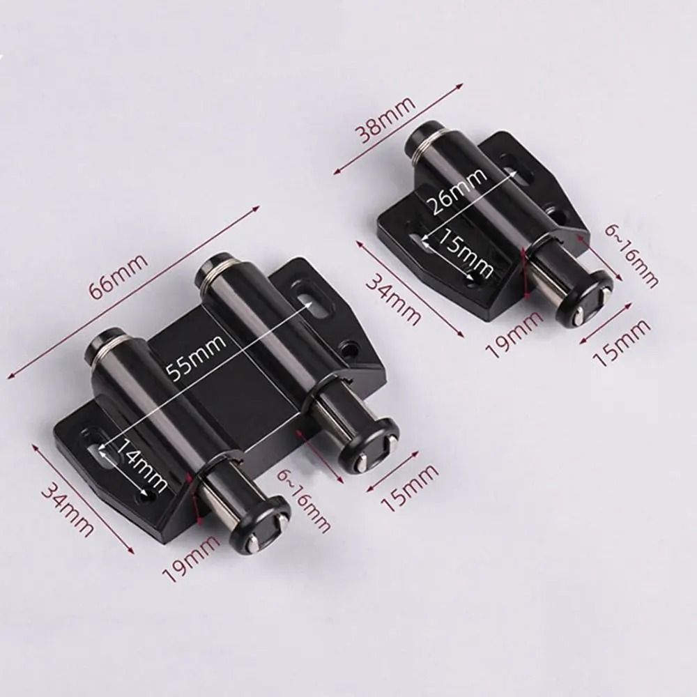 2PCS Zinc Alloy NonPerforated Glass Door Hinges For Wine Cabinets Display Cabinets 4