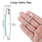 Elegant Gold Rhinestone Safety Pin Brooch For Sweaters Shawls Hats 5