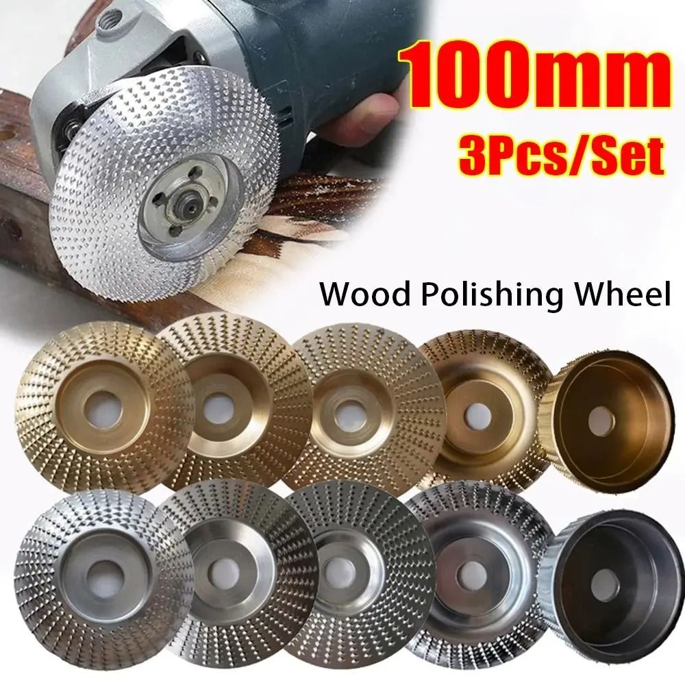 Wood Grinding Wheel Disc Set For Angle Grinder Wood Carving Sanding 0