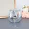 Silver Mirror Disco Ball Flower Pot Vase For Modern Home Decor 6