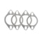 Ultra Seal 2Bolt Car Exhaust Gasket Set For Muffler Downpipe Systems 2
