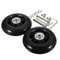 Silent Replacement Luggage Wheels Repair Kit With Axles Screws 2